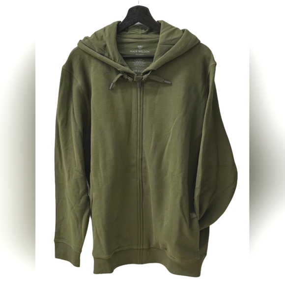 Mack Weldon Other - (NWOT) MACK WELDON ◇ Green Zip Up Hoodie - 2XL